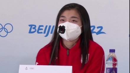 北京五輪で、フィギュアスケート女子の坂本が銅メダル