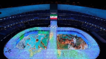 北京冬季五輪開会式、イラン選手団の入場行進