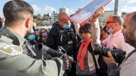 הפגנה בשייח' ג'ראח נגד הנסיונות של ישראל לייהוד השכונה