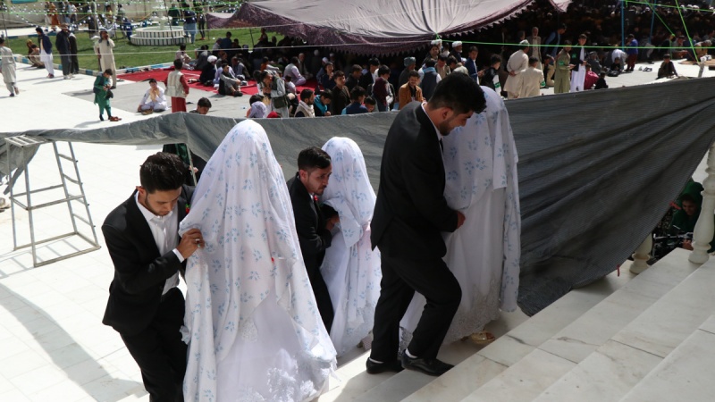 مراسم عروسی ۶۱ زوج در کابل