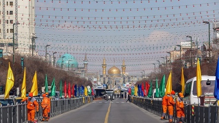 Menjelang Nowruz, Kota Mashhad Dipercantik (2)