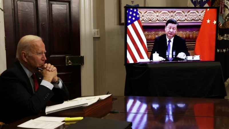 アメリカのバイデン大統領と中国の習近平国家主席