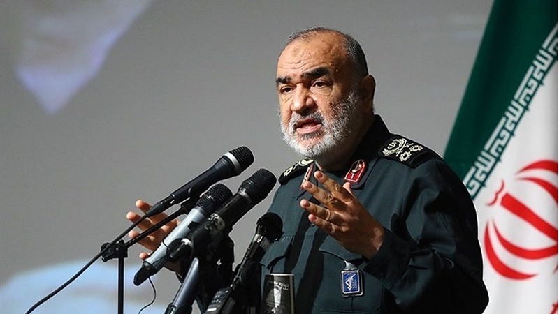 Komandan Korps Garda Revolusi Islam (IRGC) Mayor Jenderal Hossein Salami.