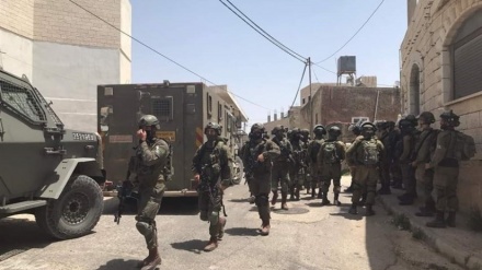 یورش نظامیان صهیونیست به شهرک «أم الفحم» در فلسطین اشغالی