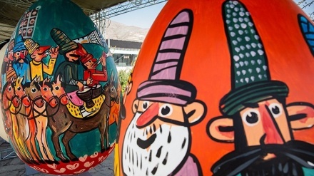 伊朗艺术家和人民绘制诺鲁孜节彩蛋  (图籍）