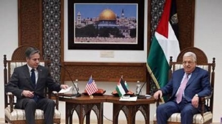 米国務長官が、ラマラで、アッバス・パレスチナ自治政府議長と会談