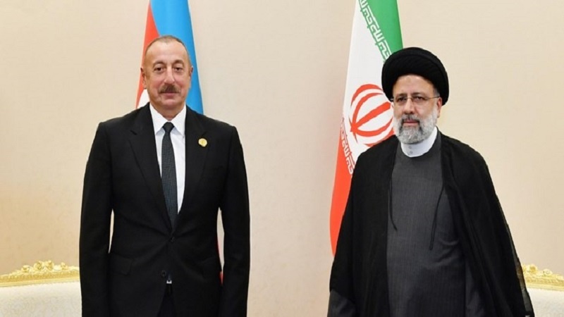 Ilham Aliyev, Presiden Azerbaijan dan Sayid Ebrahim Raisi Presiden Iran