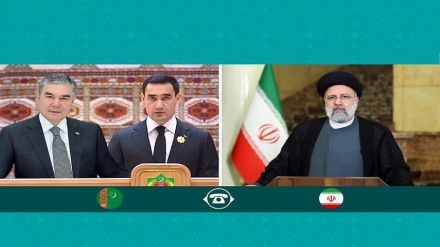 ראיסי שוחח עם שני הנשיאים הטורקמנים           