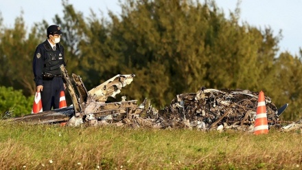 沖縄・伊江島空港で訓練中の小型機が墜落、乗員2人死亡