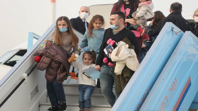 יותר מ-13 אלף אוקראינים הגיעו לישראל מפרוץ המשבר