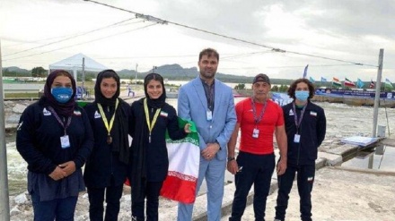 カヌースラローム･アジア選手権大会で、イランが銀･銅メダルを1個ずつ獲得