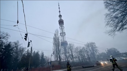 Ukrayna'nın başkenti Kiev'deki televizyon kulesi vuruldu, 5 kişi öldü