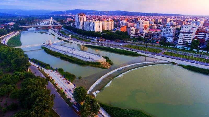 Pemandangan Kota Sari di Iran