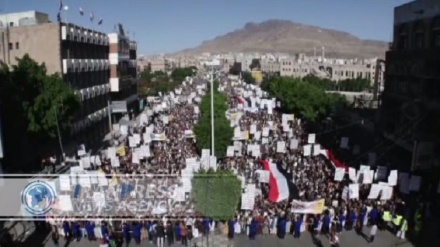 Yüz binlerce Yemenli, ülkenin ekonomik kuşatmasını kınamak için gösteri yaptı