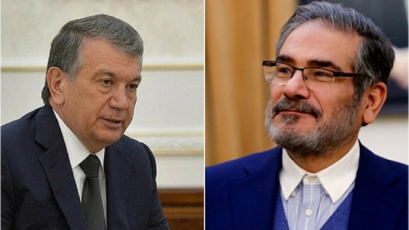 沙姆哈尼与乌兹别克斯坦总统会晤