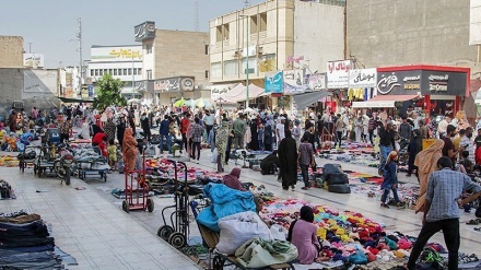 Mendekati Nowruz, Pasar Bandar Abbas Ramai Pembeli