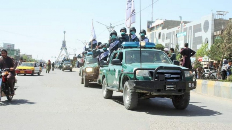 مانور نظامی نیروهای امنیتی طالبان در هرات