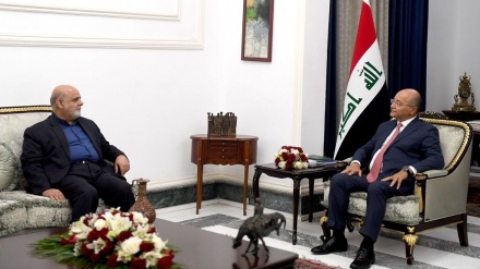 ईरान और इराक़ की दोस्ती मिसाली है, इराक़ी राष्ट्रपति ने दोनों देशों के बीच आपसी सहयोग को बताया महत्वपूर्ण