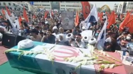 تشییع پیکر شهید حجت الاسلام اصلانی