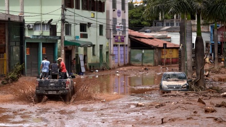 巴西里约州多地遭遇暴雨 已致8人死亡13人失踪