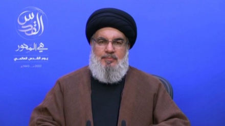  سید حسن نصرالله: با گذشت زمان یاوران قدس بیشتر می شوند
