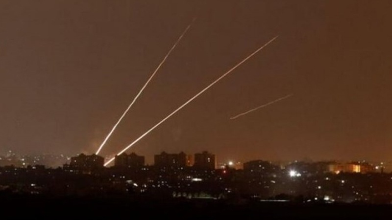 شلیک چند راکت از غزه به سمت اراضی اشغالی