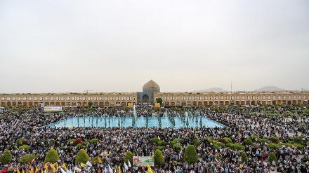 Pawai Hari Quds Internasional di Isfahan dan Ahvaz (1)