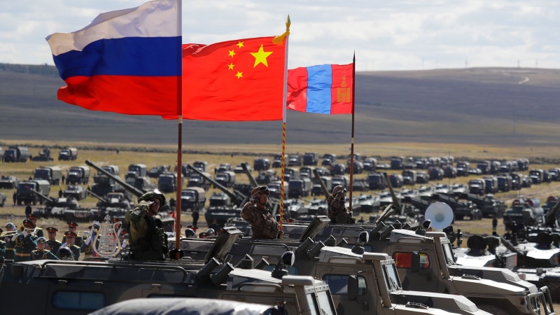 中国とロシアの大きな軍事力