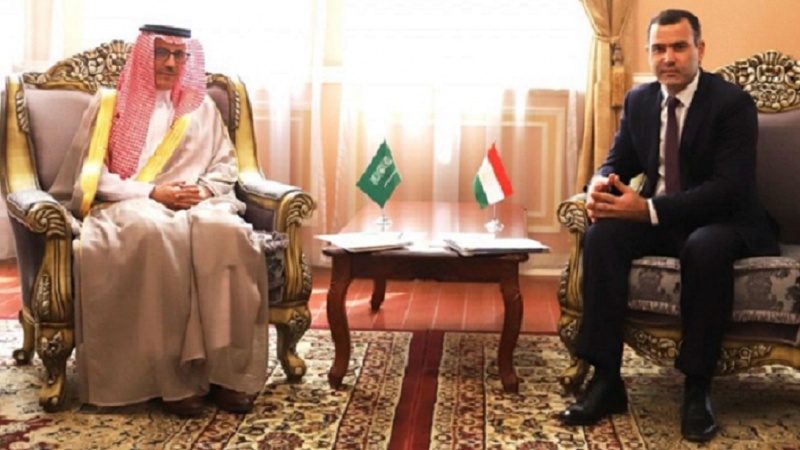 دیدار سفیر تاجیکستان با دبیرکل صندوق سرمایه‌گذاری عمومی عربستان