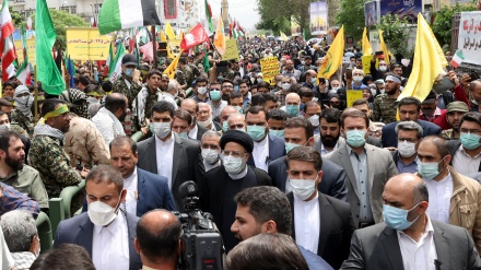 המוני האיראנים מציינים את יום אל-קודס