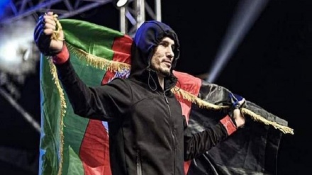 پیروزی ورزشکار مبارزات آزاد افغانستان مقابل رقیب برزیلی