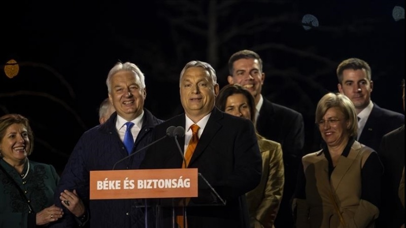ראש ממשלת הונגריה אורבן הכריז על ניצחון בבחירות