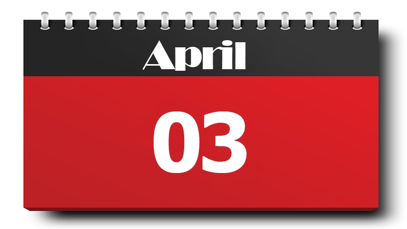 3 April 2022