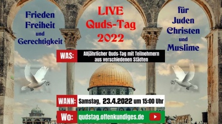 Online-Quds-Tag in Deutschland am 23. April 2022