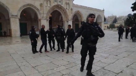 Tensions flare as Israeli troops raid al-Aqsa Mosque for third consecutive day