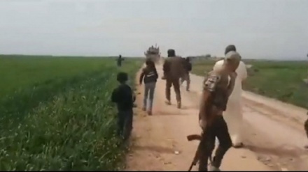 Suriyə divojon de işğalqərə Amerkə hərbiçion mubarizə bardən