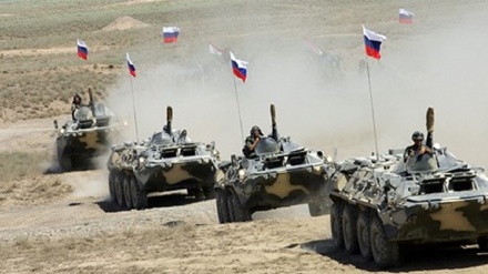 رزمایش پایگاه نظامی 201 روسیه در تاجیکستان