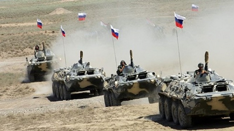 رزمایش پایگاه نظامی 201 روسیه در تاجیکستان