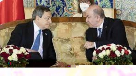 Draghi: accordi per più gas da Algeri