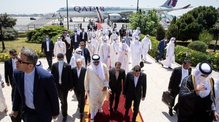 Kunjungan Emir Qatar ke Iran (1)
