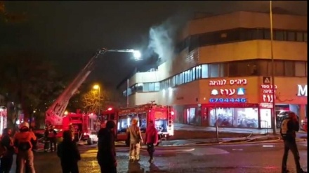 שריפה פרצה באולם אירועים בעיסאוויה