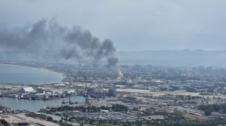 Gudang Bahan Bakar Israel di Pelabuhan Haifa kembali Terbakar