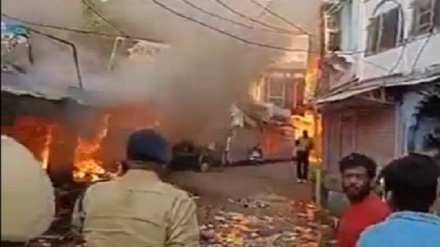 印度极端分子烧毁一座清真寺