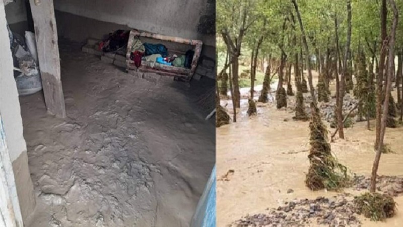 سیلاب ۶۰۰ منزل مسکونی در ولایت فاریاب را تخریب نمود