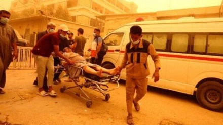 伊拉克出现沙尘暴导致数千民众住院