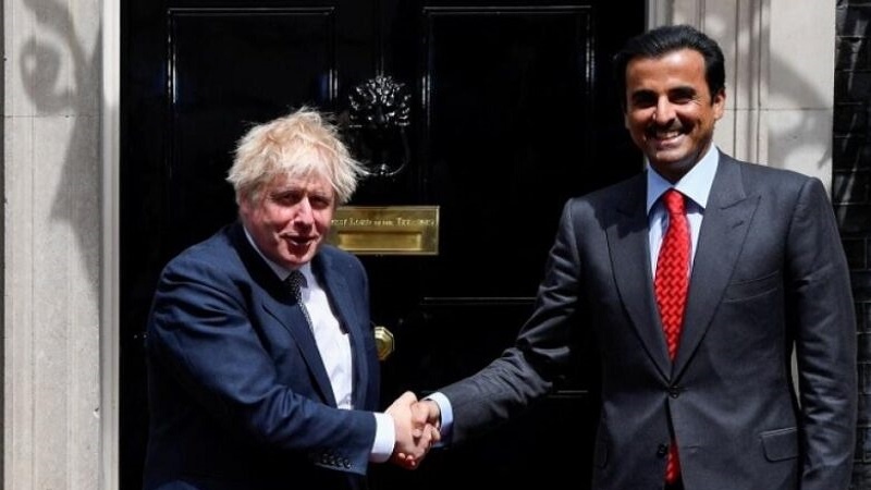 رایزنی امیر قطر و نخست وزیر بریتانیا درباره اوضاع افغانستان