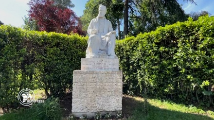 Restaurimi i statujës së Hakim Abolghasem Ferdousi në kryeqytetin italian