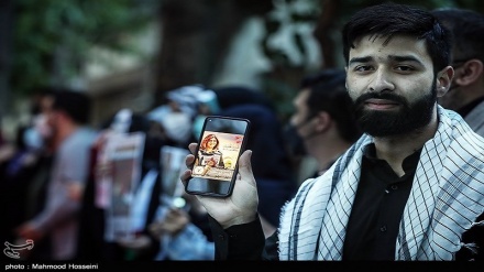  تجمع مردمی در محکومیت به شهادت رساندن خبرنگار فلسطینی درتهران