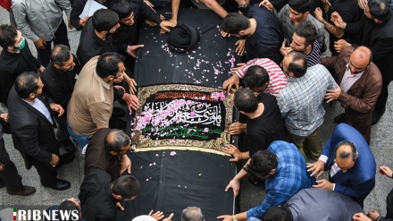 Ustod Fatimi Niya Ğomədə təşyi cənozə və dəfni mərosim