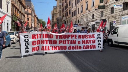 Radio Italia IRIB: Roma, manifestazione contro la guerra (VIDEO)